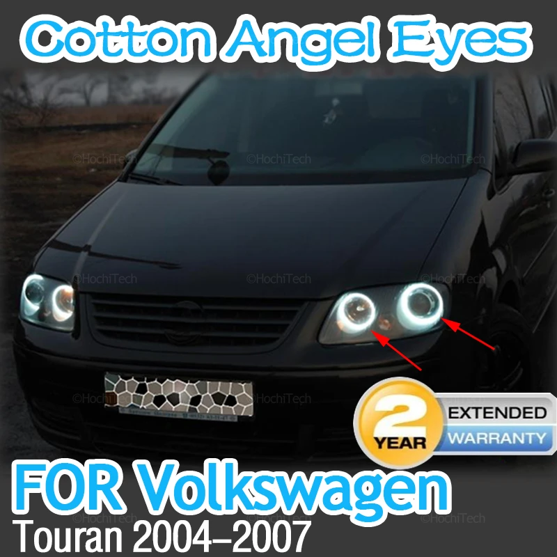 Car-styling Dual color White Yellow LED Halo Rings Cotton Light For Volkswagen Touran 2004-2007 LED SMD Angel Eyes Kit Lamps
Car-styling Dual color White Yellow LED Halo Rings Cotton Light For Volkswagen Touran 2004-2007 LED SMD Angel Eyes Kit Lamps