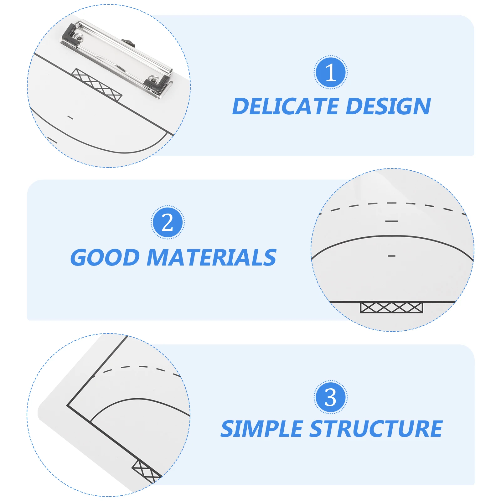 Handball Clipboard Double Side PVC Material Handball Board Supply Training Aid Team Sports
Handball Clipboard Double Side PVC Material Handball Board Supply Training Aid Team Sports