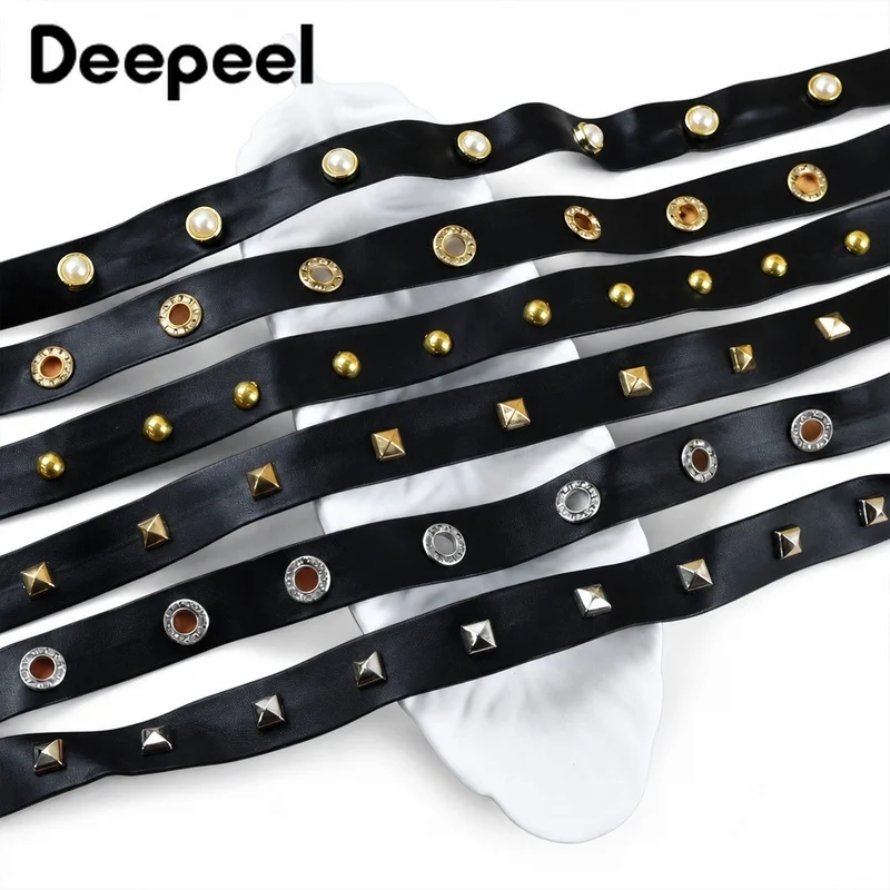 5/10/20M 10-20mm Rivets PU Leather Ribbons Rope Punk Eyelets Cord Clothes Belt Collar Ropes Bracelet Band DIY Crafts Accessories
5/10/20M 10-20mm Rivets PU Leather Ribbons Rope Punk Eyelets Cord Clothes Belt Collar Ropes Bracelet Band DIY Crafts Accessories