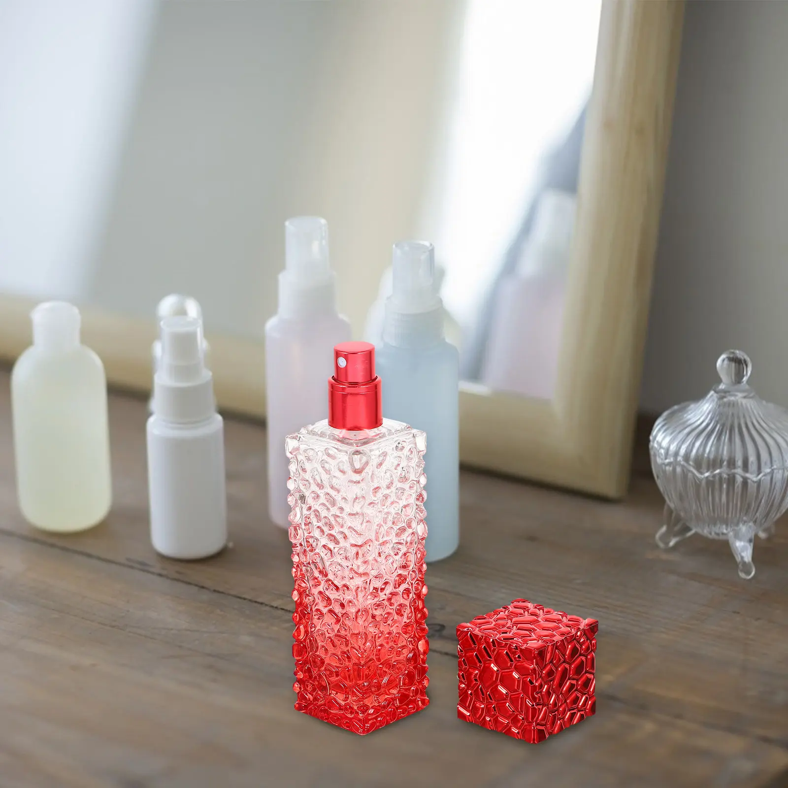6Pcs Gradient Glass Perfume Bottles Refillable Spray Dispenser for Travel Essential Oils Fragrance Water Liquid
6Pcs Gradient Glass Perfume Bottles Refillable Spray Dispenser for Travel Essential Oils Fragrance Water Liquid