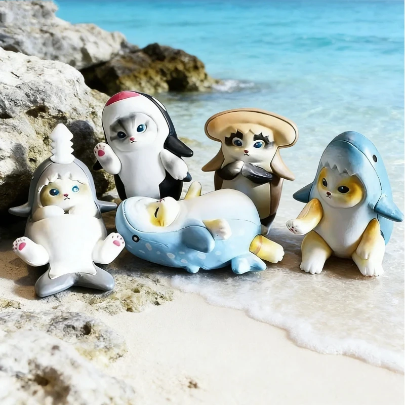 Mofusand Shark Cat Action Figure Blind Box Toy With Shark Headgear Kawaii Bedroom Desktop Decoration Collectable Souvenir Gift
Mofusand Shark Cat Action Figure Blind Box Toy With Shark Headgear Kawaii Bedroom Desktop Decoration Collectable Souvenir Gift