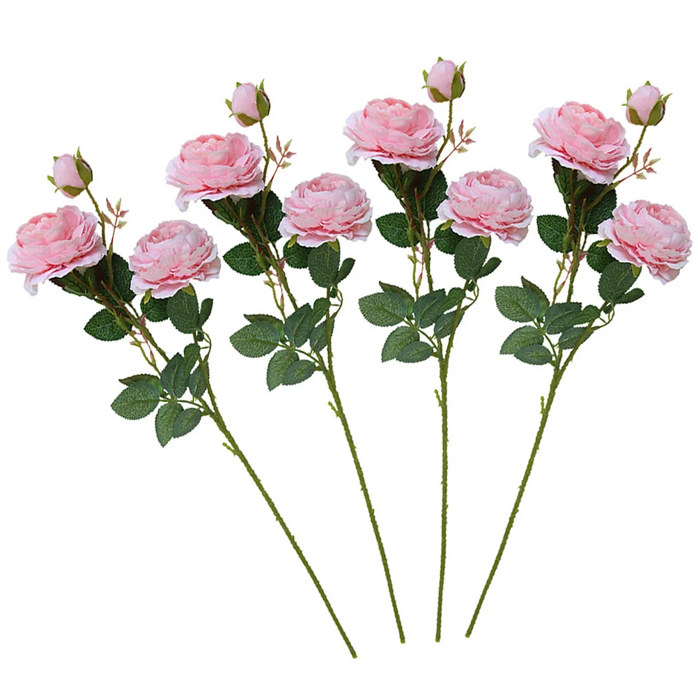 4 Pcs Artificial Rose Flower Lifelike Faux Silk Decor Plants Home Wedding Party False Flowers Garden Decor DIY Elegant Photo
4 Pcs Artificial Rose Flower Lifelike Faux Silk Decor Plants Home Wedding Party False Flowers Garden Decor DIY Elegant Photo