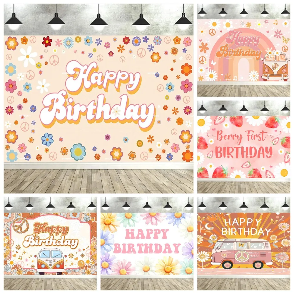 Bohemian Style Daisy Themed Birthday Party Banner Backdrop, Children's and Adult Birthday Party Decoration Photography Backdrop
Bohemian Style Daisy Themed Birthday Party Banner Backdrop, Children's and Adult Birthday Party Decoration Photography Backdrop