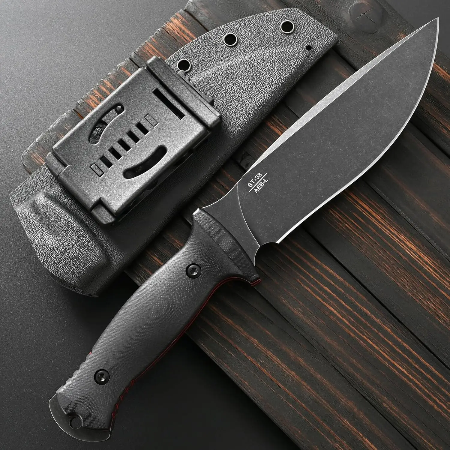 Sitivien ST38 Fixed Blade Knife Stonewashed AEB-L Steel Blade G10 Handle Full Tang EDC Knife for Outdoor Camping Survival Hiking
Sitivien ST38 Fixed Blade Knife Stonewashed AEB-L Steel Blade G10 Handle Full Tang EDC Knife for Outdoor Camping Survival Hiking