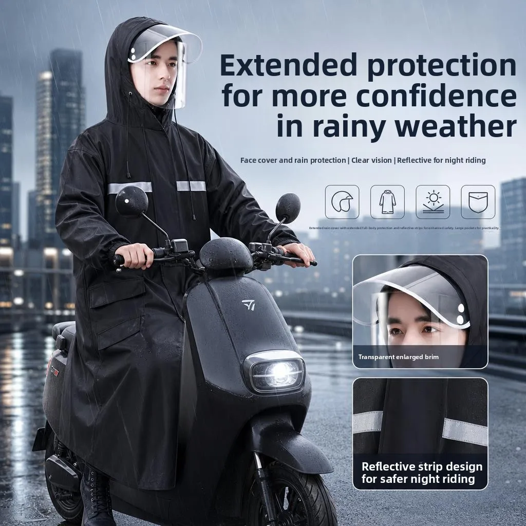 Thickened Wear-Resistant Vehicle Raincoat Full Body Motorcycle Riding Special Use Waterproof Windproof Breathable Ox...
Thickened Wear-Resistant Vehicle Raincoat Full Body Motorcycle Riding Special Use Waterproof Windproof Breathable Ox...