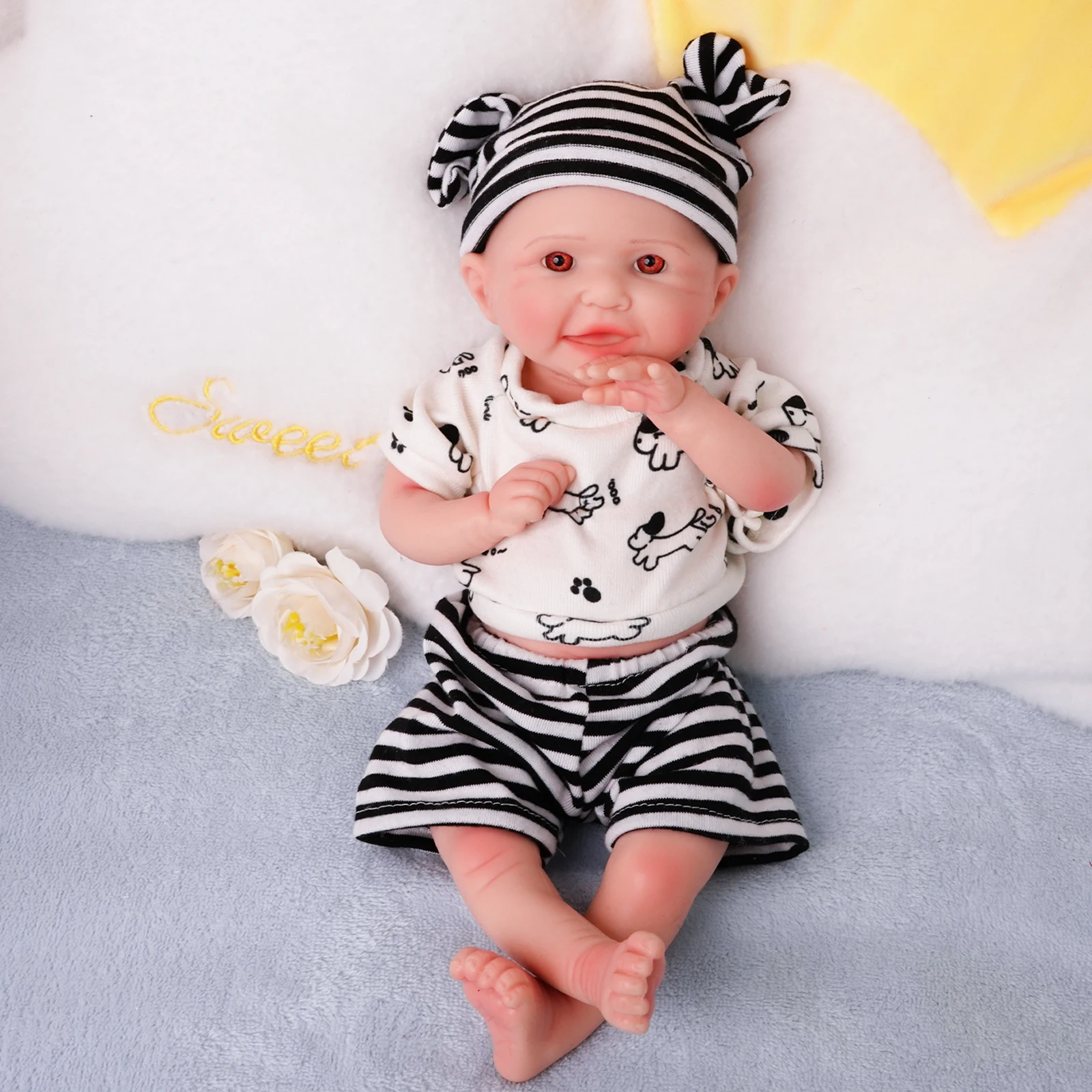18.5INCH Big Reborn Full Body Silicone Doll Adorable Smile Newborn Baby Girl
18.5INCH Big Reborn Full Body Silicone Doll Adorable Smile Newborn Baby Girl