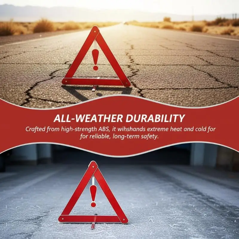 1 2Pcs Emergency Early Warning Triangle Car Road Safety Device Portable Reflective for Urban Rural Roads
1 2Pcs Emergency Early Warning Triangle Car Road Safety Device Portable Reflective for Urban Rural Roads