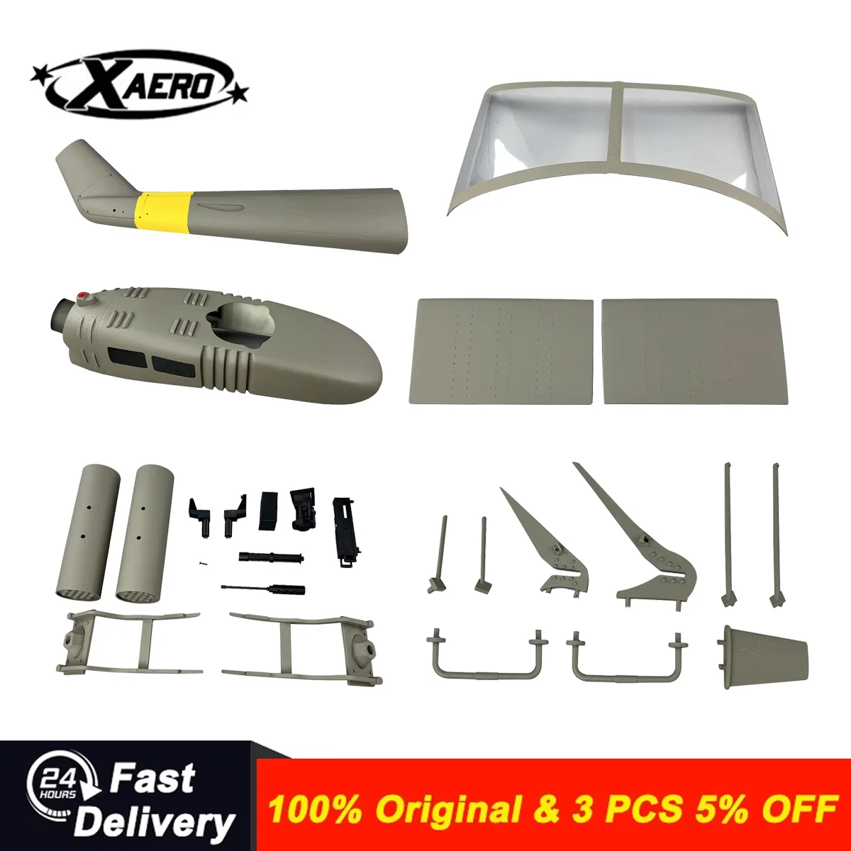 Roban 800 Size UH-1D Fuselage Spare Parts - Nose Cover Window Tail Landing Gear Wood Spacers Replacement
Roban 800 Size UH-1D Fuselage Spare Parts - Nose Cover Window Tail Landing Gear Wood Spacers Replacement