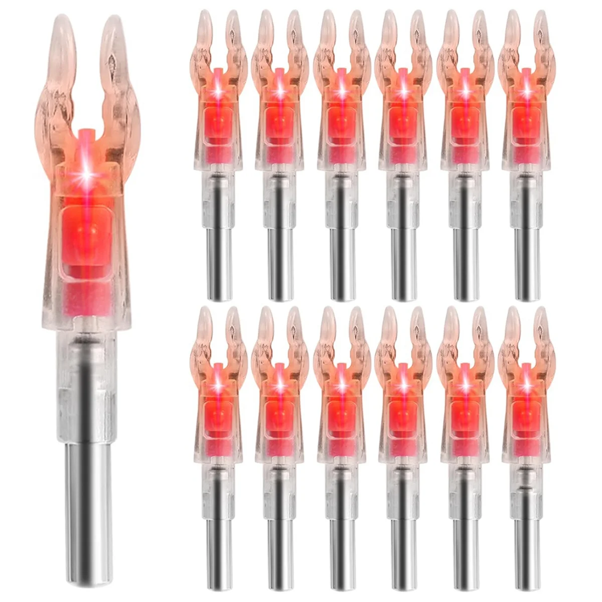 ONGE 12PCS Lighted Nocks for Arrows with .204 Inside Diameter, High-Visibility Lighted Nocks, Lighted Arrows Nocks Red
ONGE 12PCS Lighted Nocks for Arrows with .204 Inside Diameter, High-Visibility Lighted Nocks, Lighted Arrows Nocks Red