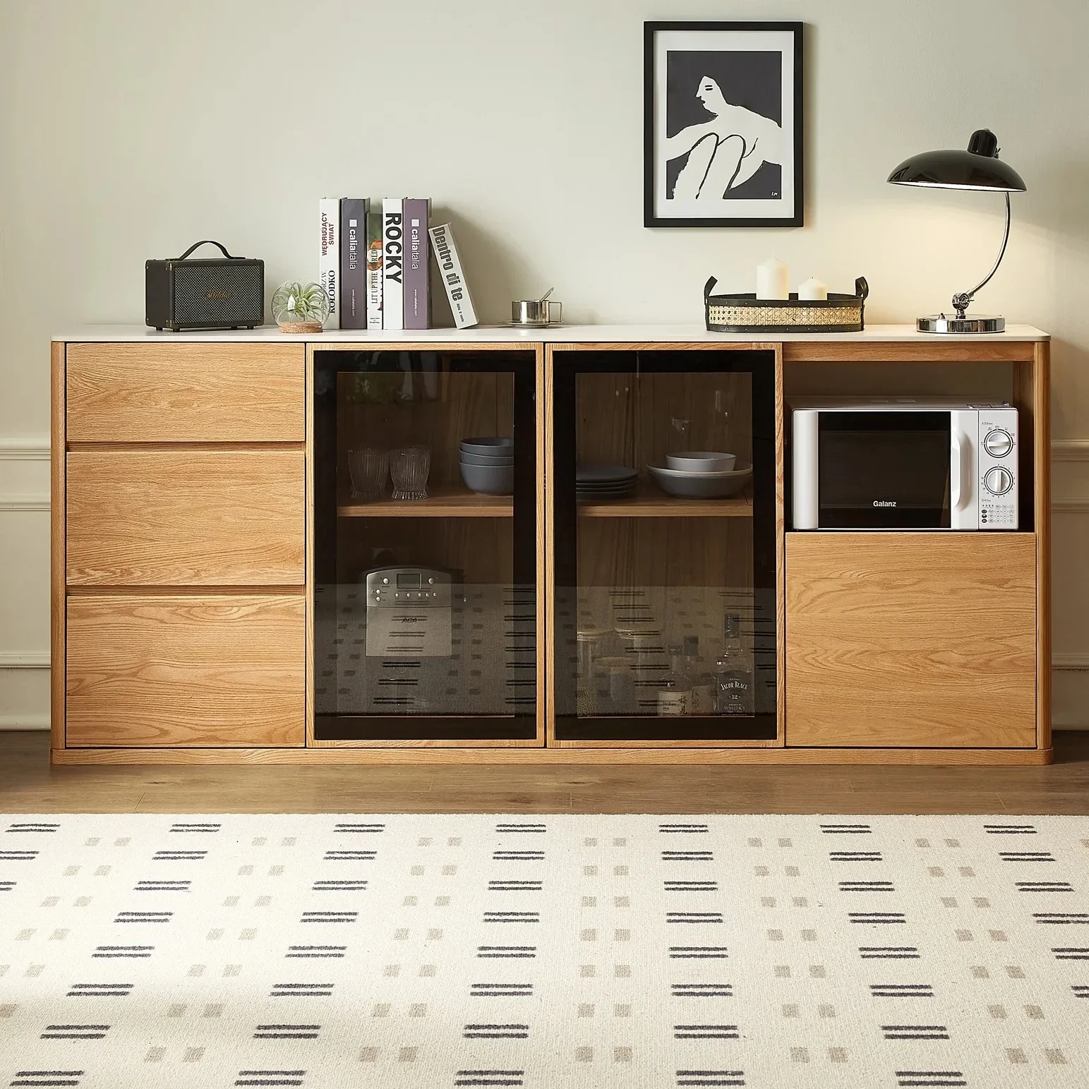 Furniture Large Design Dining Sideboard Solid Oak Wood Sideboard Living Room Furniture
Furniture Large Design Dining Sideboard Solid Oak Wood Sideboard Living Room Furniture