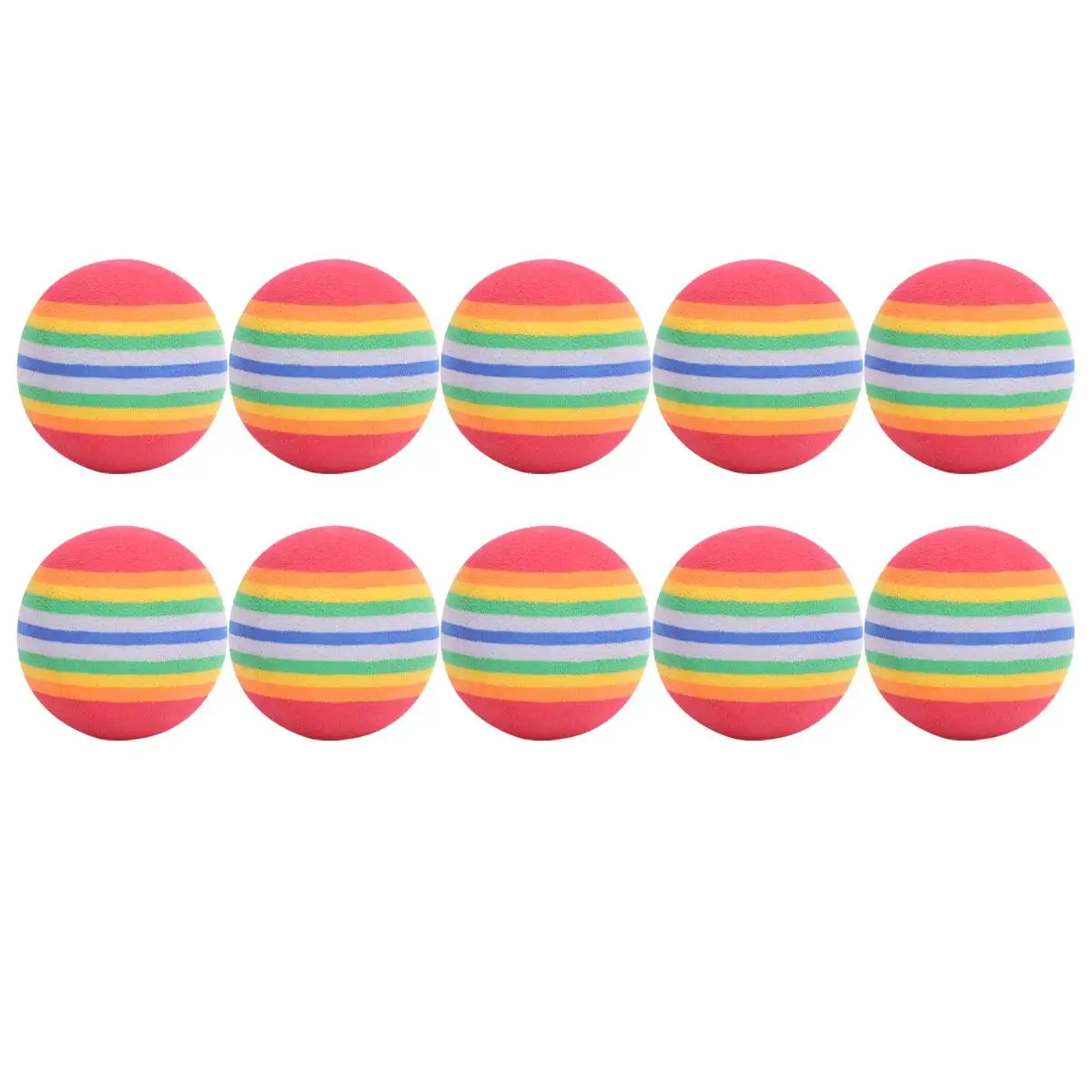 10 Pcs Golf Practice Balls Soft Lightweight Training Ideal Safe Elastic Golf Equipment
10 Pcs Golf Practice Balls Soft Lightweight Training Ideal Safe Elastic Golf Equipment
