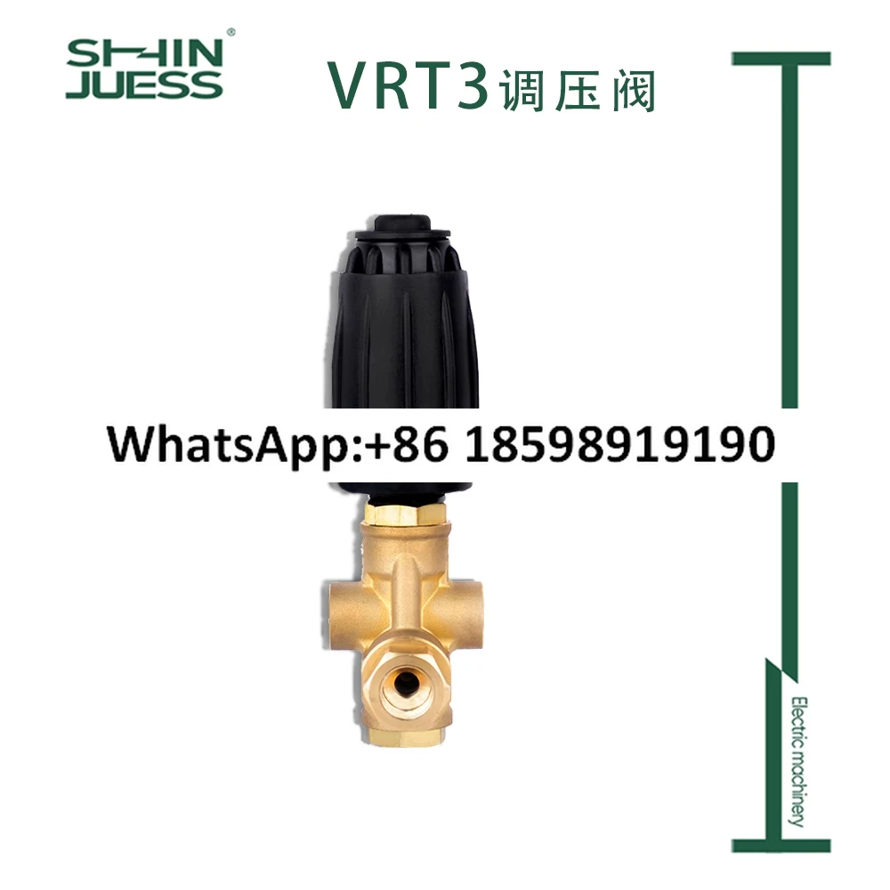 Regulator VRT3-310 Pressure Relief Valve Brass 3/8 "FPT for AR Pump 4500PSI Max 40LPM
Regulator VRT3-310 Pressure Relief Valve Brass 3/8 "FPT for AR Pump 4500PSI Max 40LPM