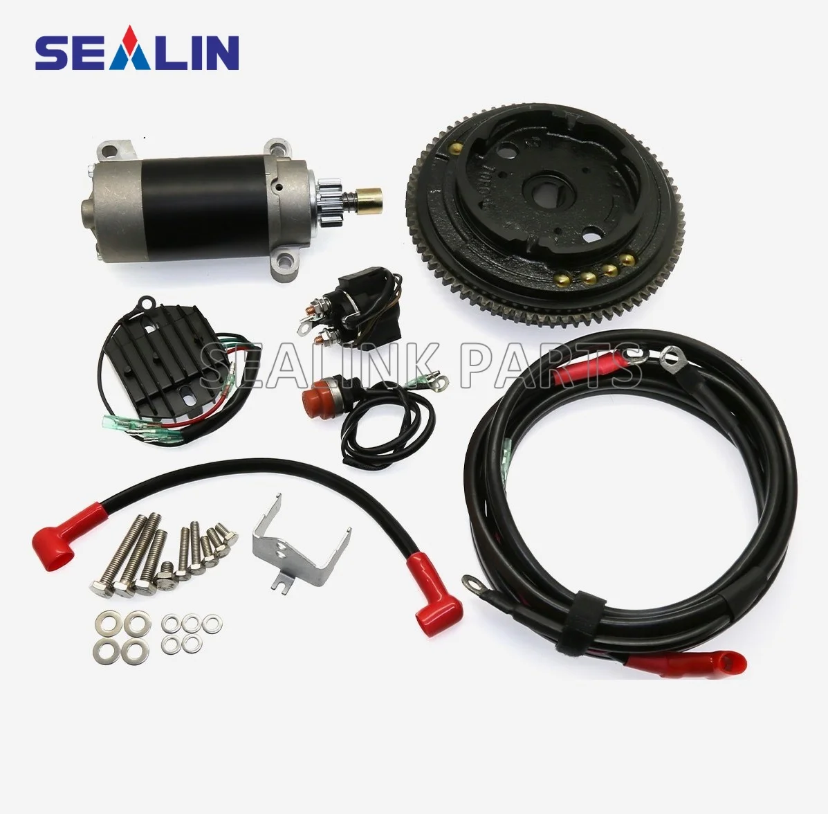 Electric Starter Kit for Parsun HDX F20EBM F20ABMS 4 Stroke 20hp with Flywheel
Electric Starter Kit for Parsun HDX F20EBM F20ABMS 4 Stroke 20hp with Flywheel