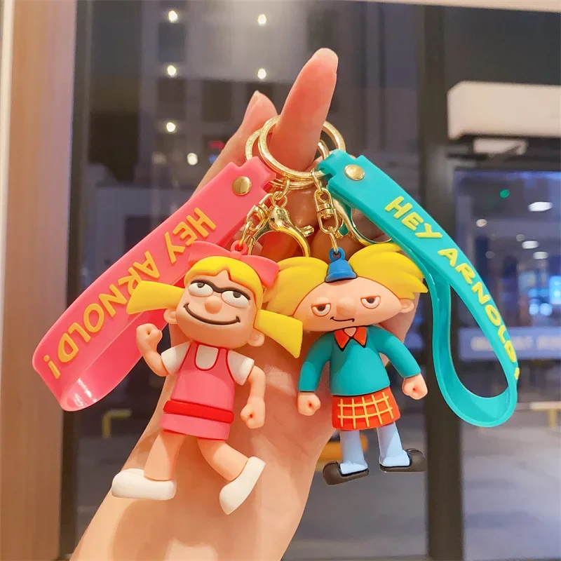 Anime Keychain Cartoon Cute Figure Hey Arnold Shortman Bag Pendent Keyring Car Key Ornaments Accessories Xmas Gift for Children
Anime Keychain Cartoon Cute Figure Hey Arnold Shortman Bag Pendent Keyring Car Key Ornaments Accessories Xmas Gift for Children