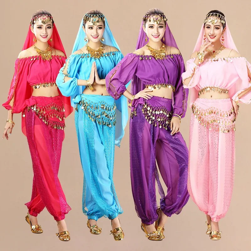 4pcs/Set 2020 New Arrival Sexy Oriental Belly Dance Suits for Women Dancing Practising bellydance Costumes Design for Women
4pcs/Set 2020 New Arrival Sexy Oriental Belly Dance Suits for Women Dancing Practising bellydance Costumes Design for Women
