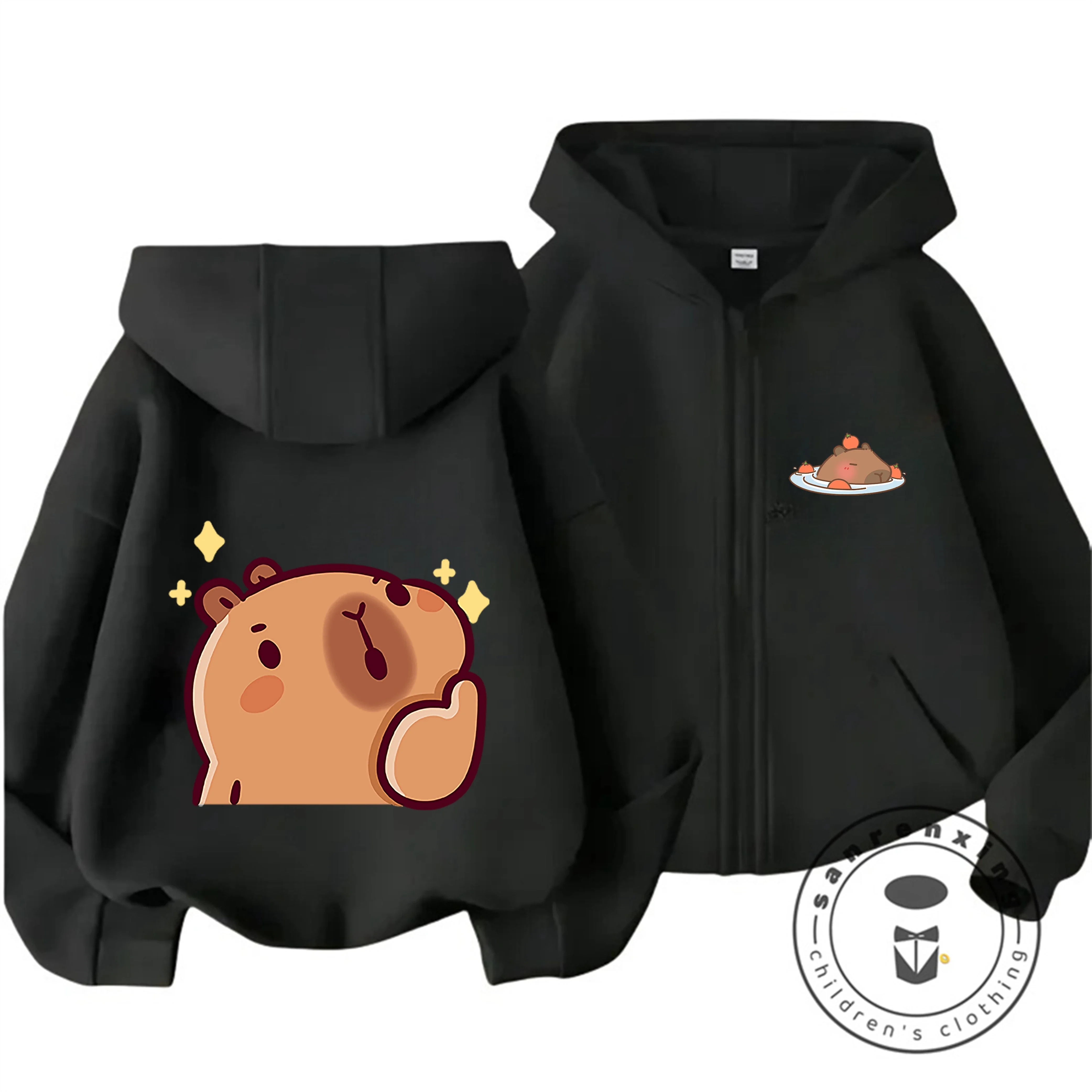 Kids Capybara Cartoon Zip Hoodie Autumn Winter New Trend Cute Kawaii Outfit 3 14 Years
Kids Capybara Cartoon Zip Hoodie Autumn Winter New Trend Cute Kawaii Outfit 3 14 Years