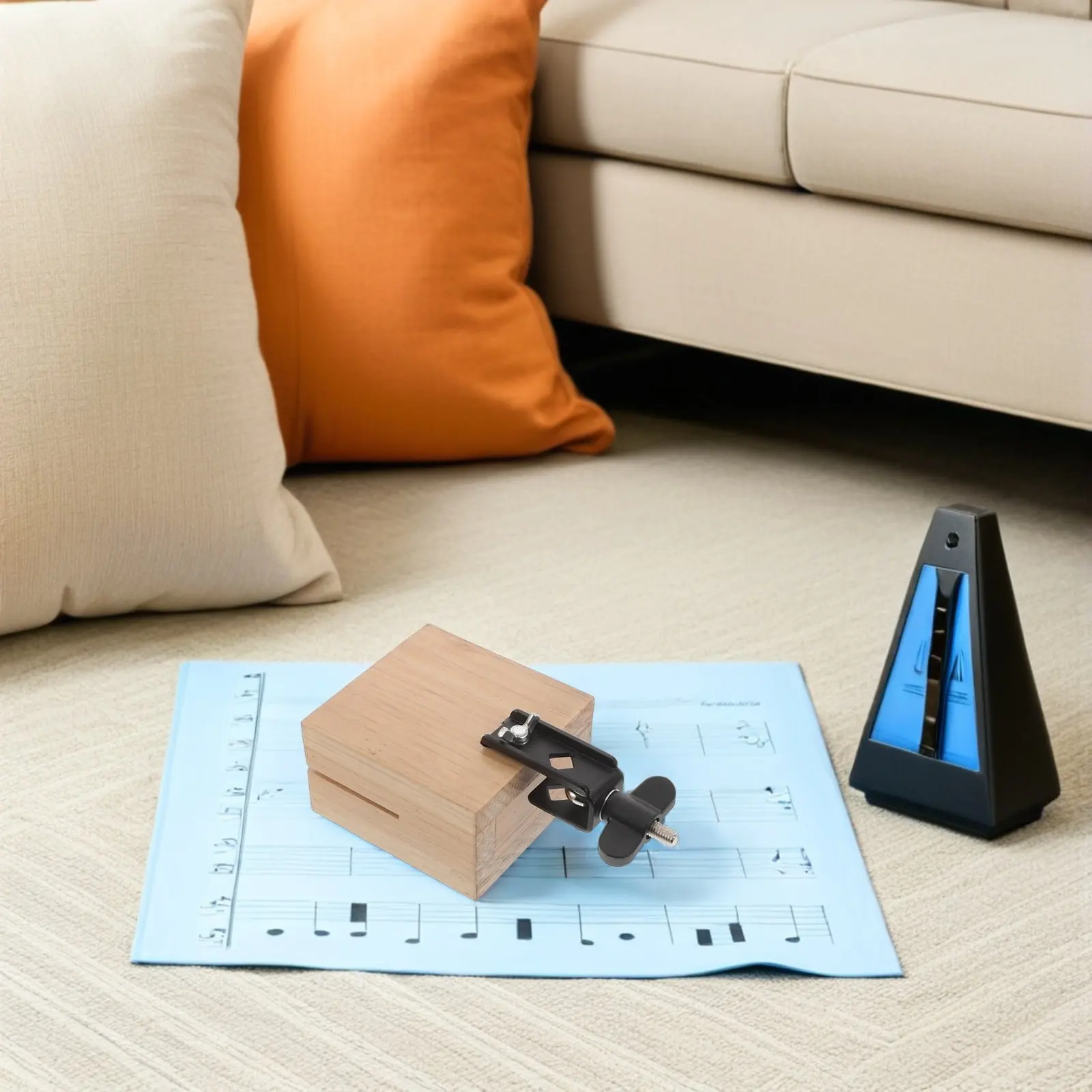 Mini Wooden Cowbell Jam Block for Bands Solid Wood Percussion Instrument with Resonant Tone Drum Set Accessory
Mini Wooden Cowbell Jam Block for Bands Solid Wood Percussion Instrument with Resonant Tone Drum Set Accessory