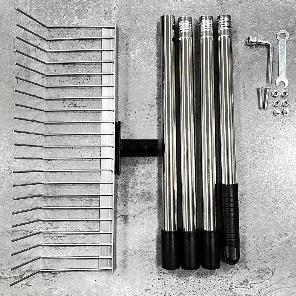 Garden Rake Head Garden Soil Leaf Rake Head Hand Rake Head for Planting Picking Leaves Grass Clippings Shrub Weeding Tools
Garden Rake Head Garden Soil Leaf Rake Head Hand Rake Head for Planting Picking Leaves Grass Clippings Shrub Weeding Tools