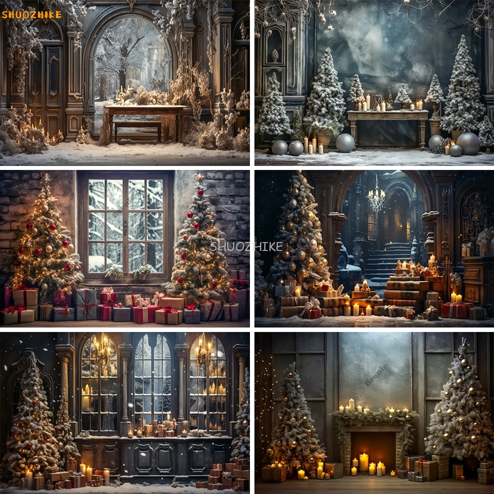 Christmas Photography Background Winter Xmas Tree Fireplace Gifts Family Party Decor Baby Portrait Backdrop Photo Studio
Christmas Photography Background Winter Xmas Tree Fireplace Gifts Family Party Decor Baby Portrait Backdrop Photo Studio