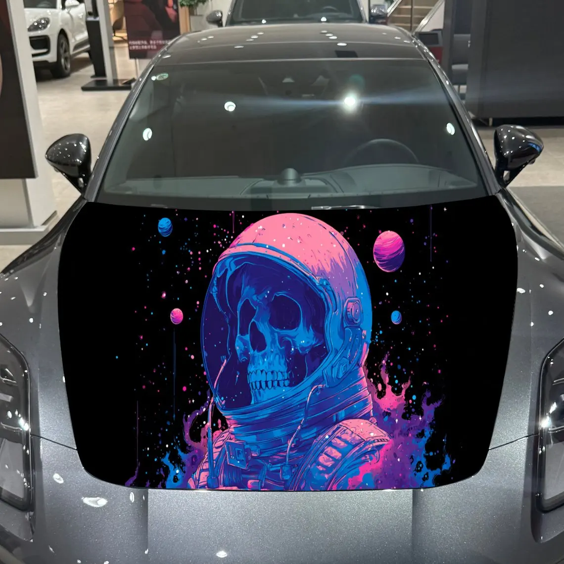 Planet and Skeleton Astronauts Auto Cover Sticker, Waterproof and Self-adhesive Car Hood Decal, Auto Vinyl Wraps, Cool Car Exter
Planet and Skeleton Astronauts Auto Cover Sticker, Waterproof and Self-adhesive Car Hood Decal, Auto Vinyl Wraps, Cool Car Exter