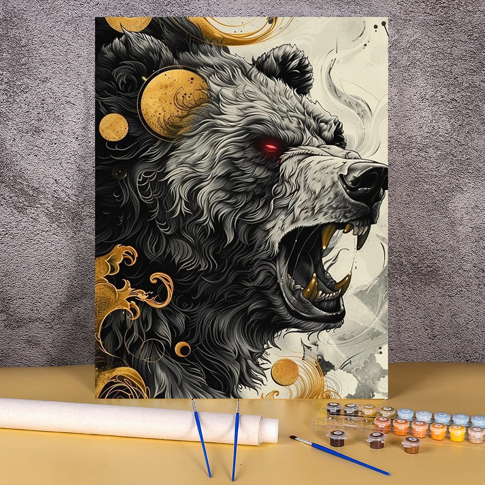 Oil Painting By Numbers Paint Kit Animals Bear Adults Crafts Number Paint Diy Gift Home Decors Pictures By Number Handpainted
Oil Painting By Numbers Paint Kit Animals Bear Adults Crafts Number Paint Diy Gift Home Decors Pictures By Number Handpainted