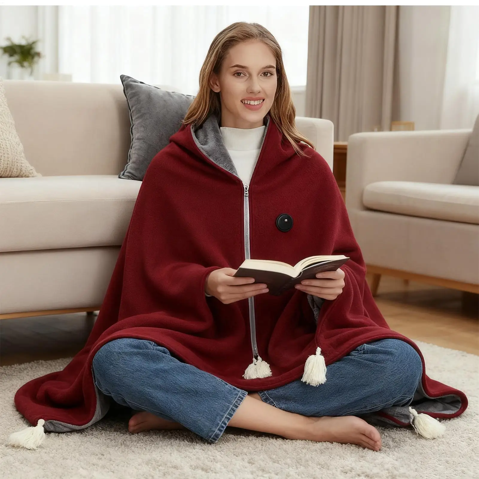 Heated Shawl 3-Level Safe Portable Heating Throw Heated Shawl Blanket Winter Warmer For Couch Sofa Home Dorm Offices Apartment
Heated Shawl 3-Level Safe Portable Heating Throw Heated Shawl Blanket Winter Warmer For Couch Sofa Home Dorm Offices Apartment