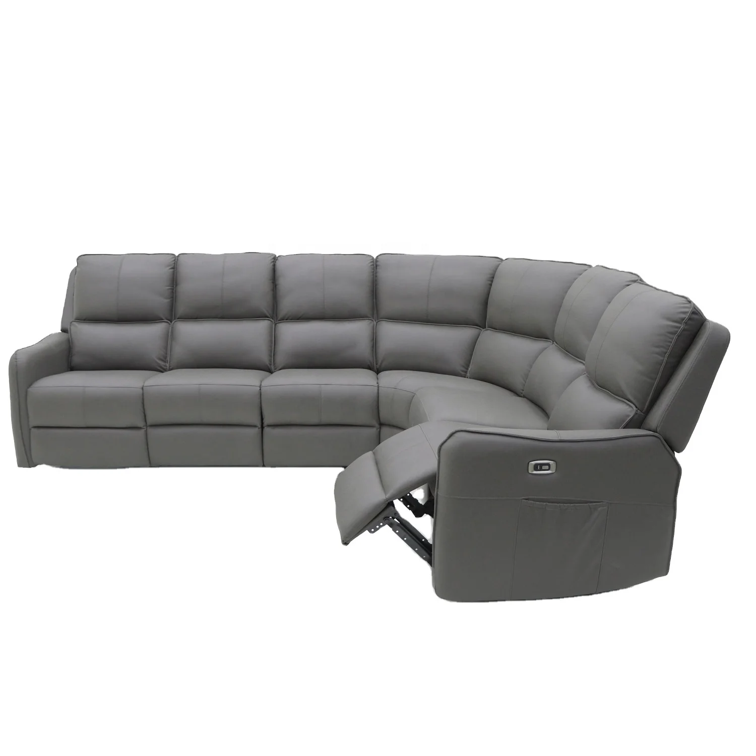 Modern design 6-seat technical fabric corner electric recliner sofa set combination
Modern design 6-seat technical fabric corner electric recliner sofa set combination
