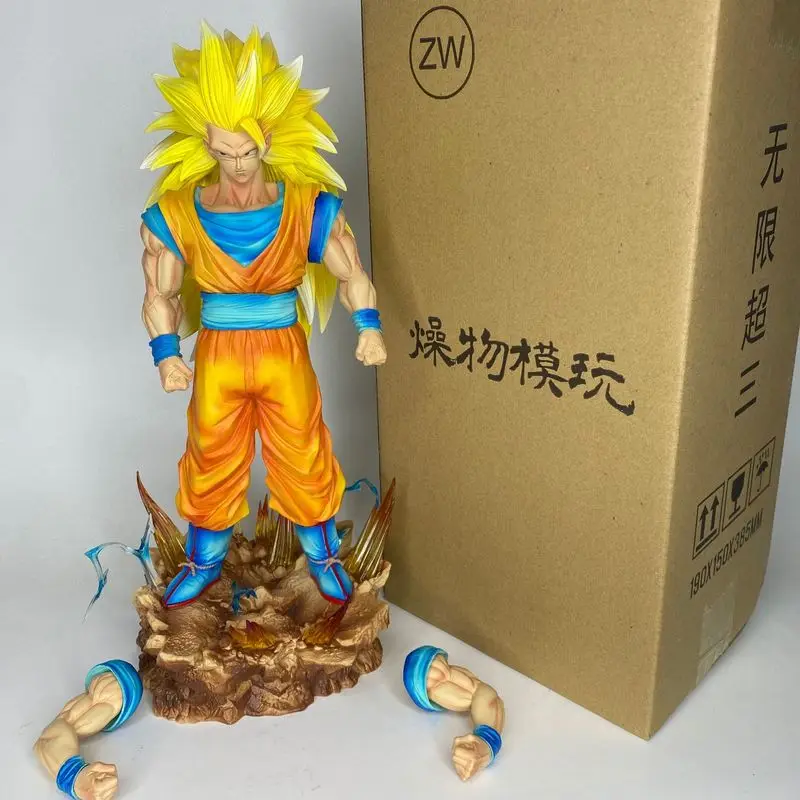ZW Dragon Ball Super Saiyan 3 Son Goku Interchangeable Arms Pvc Anime Figure With Base Collectible Statue For Anime Collectors
ZW Dragon Ball Super Saiyan 3 Son Goku Interchangeable Arms Pvc Anime Figure With Base Collectible Statue For Anime Collectors