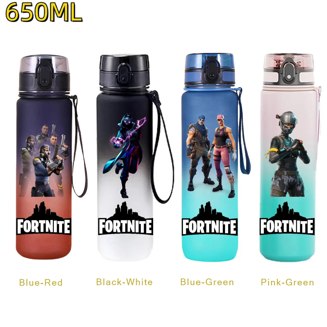 Fortnite650ML Sports Water Bottle Portable Leak Proof Colorful Plastic Drinking Cup for Outdoor Travel Camping Sports Fitness
Fortnite650ML Sports Water Bottle Portable Leak Proof Colorful Plastic Drinking Cup for Outdoor Travel Camping Sports Fitness