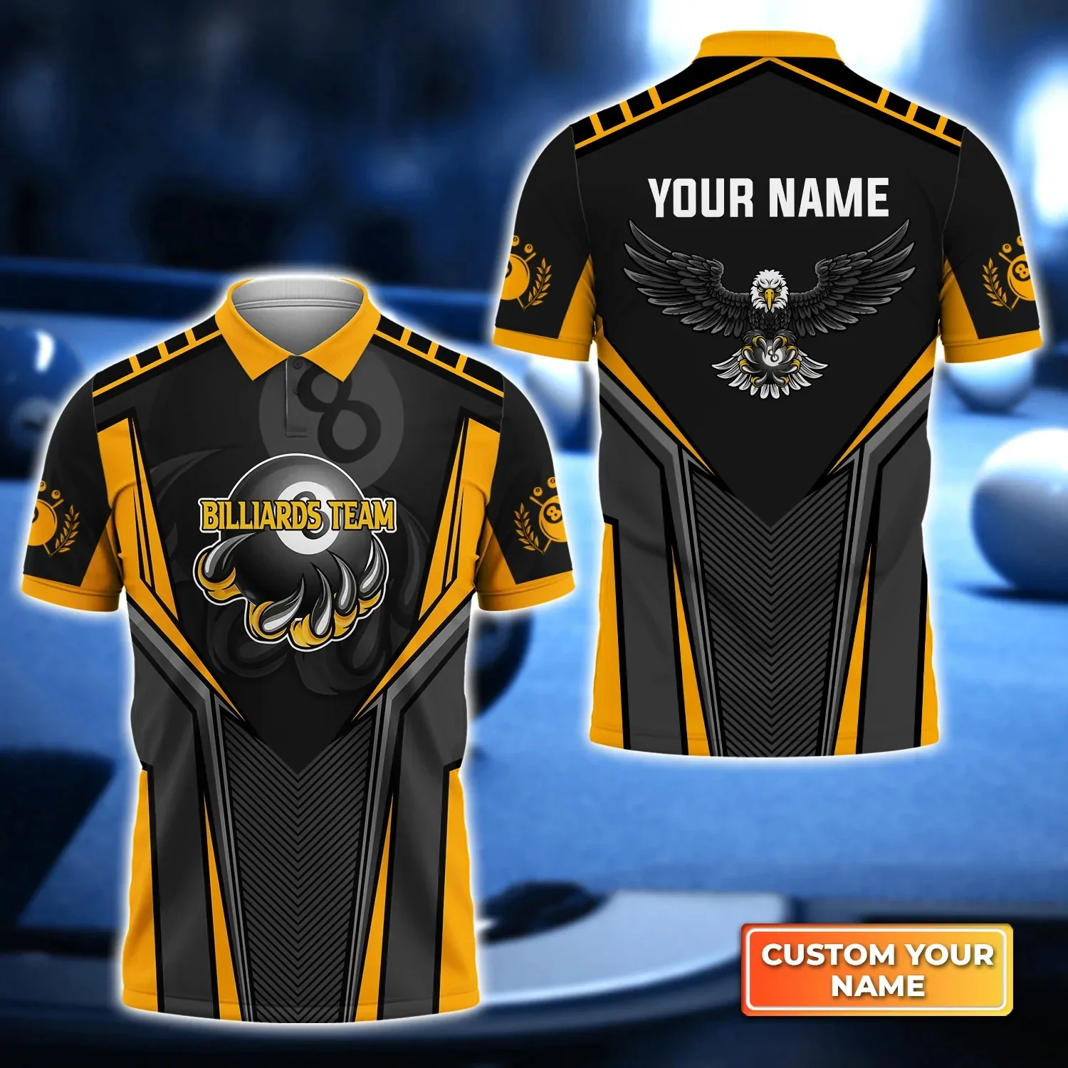 8 Ball Billiard Personalized Name 3D Printed Mens Polo Shirt Summer Street Billiard POLO shirt Gift For Billiard Players WK31
8 Ball Billiard Personalized Name 3D Printed Mens Polo Shirt Summer Street Billiard POLO shirt Gift For Billiard Players WK31