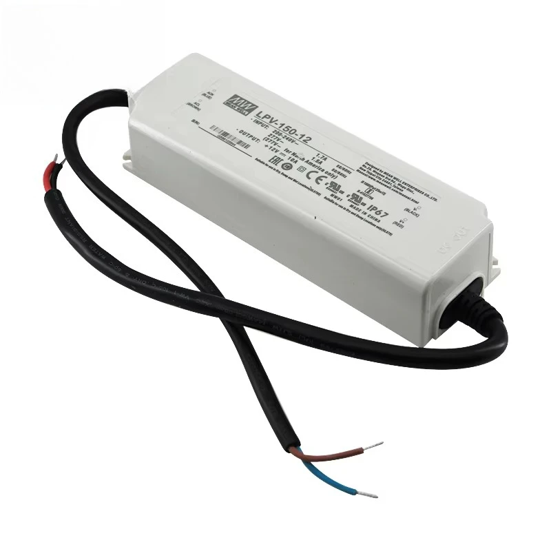 LPV-150-12 Mean Well 150W 12V 10A IP67 Waterproof LED Driver Low Cost High Reliability Power Supply
LPV-150-12 Mean Well 150W 12V 10A IP67 Waterproof LED Driver Low Cost High Reliability Power Supply