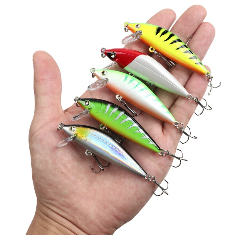 7cm 9.5g Sinking Minnow Fake Fishing Lure Long Casting for Sea And Freshwater Bass Pike Perch Swordfish Bait
7cm 9.5g Sinking Minnow Fake Fishing Lure Long Casting for Sea And Freshwater Bass Pike Perch Swordfish Bait