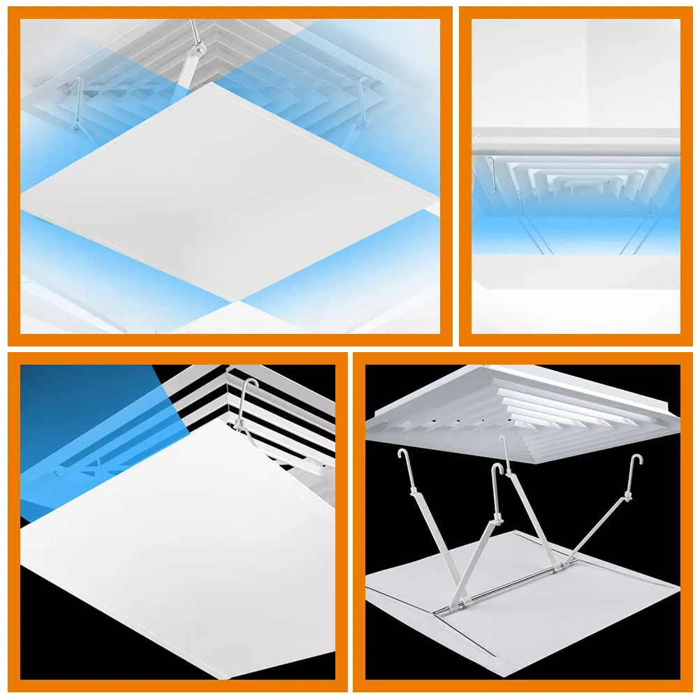 Square 45x45 Air Conditioner Deflector White Ceiling Vent Windshield Baffle Outlet Cover For Home Office Furniture Parts Easy
Square 45x45 Air Conditioner Deflector White Ceiling Vent Windshield Baffle Outlet Cover For Home Office Furniture Parts Easy