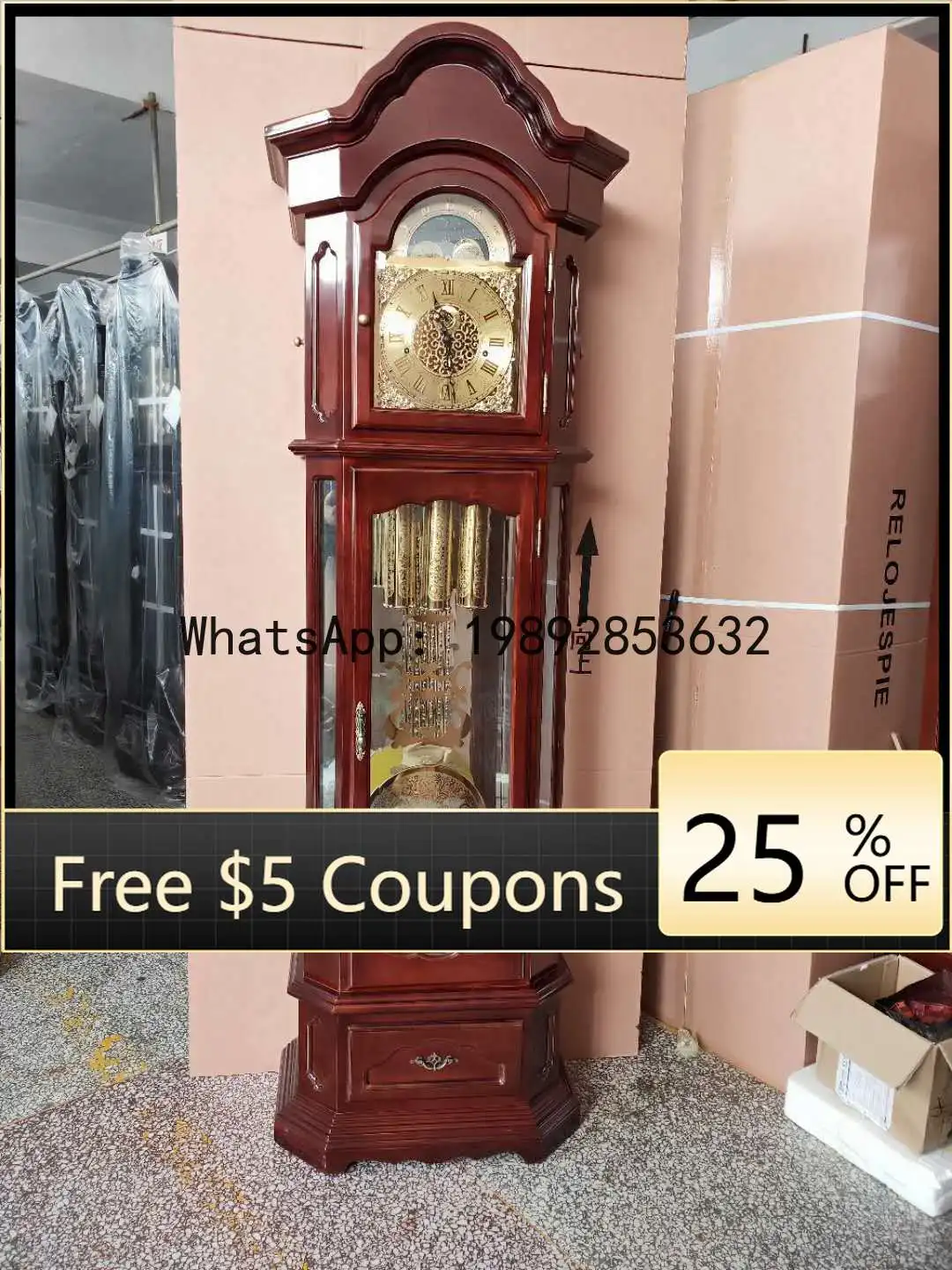 XL4-1 solid wood mechanical chinoiserieretro living room european floor clock living room pendulum clock
XL4-1 solid wood mechanical chinoiserieretro living room european floor clock living room pendulum clock
