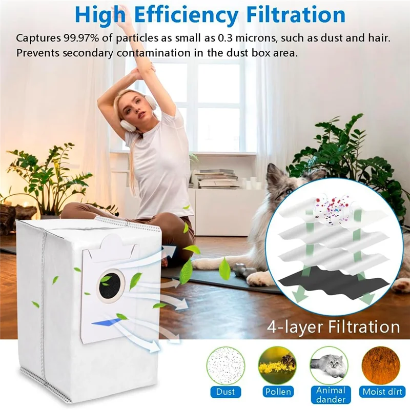 Запчасти A54Z для ECOVACS DEEBOT T30s, комплект аксессуаров для робота-пылесоса, замена робота, основная боковая щетка, фильтры, мешки для пыли для швабры
Запчасти A54Z для ECOVACS DEEBOT T30s, комплект аксессуаров для робота-пылесоса, замена робота, основная боковая щетка, фильтры, мешки для пыли для швабры