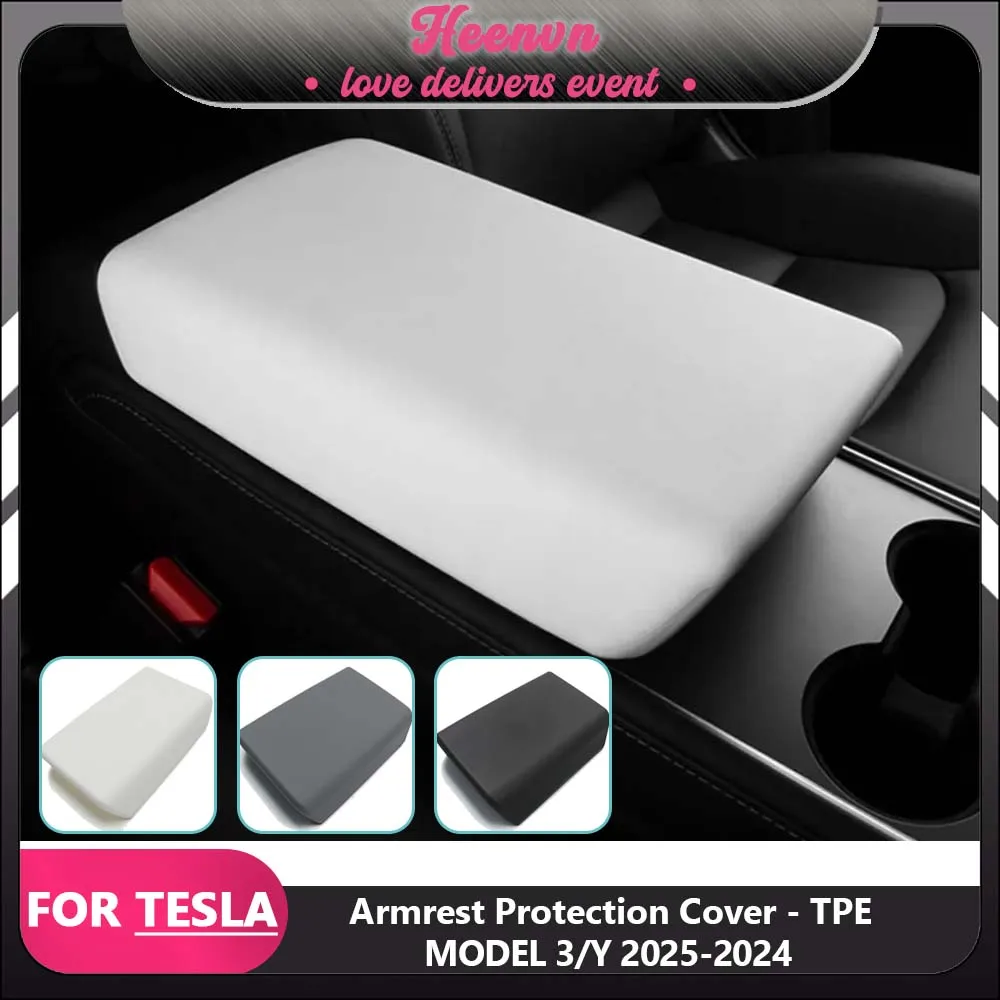 For Tesla Model 3 Highland 2024 Console Armrest Cover Model Y Juniper TPE Armrest Box Protector 2025 Interior Accessories
For Tesla Model 3 Highland 2024 Console Armrest Cover Model Y Juniper TPE Armrest Box Protector 2025 Interior Accessories