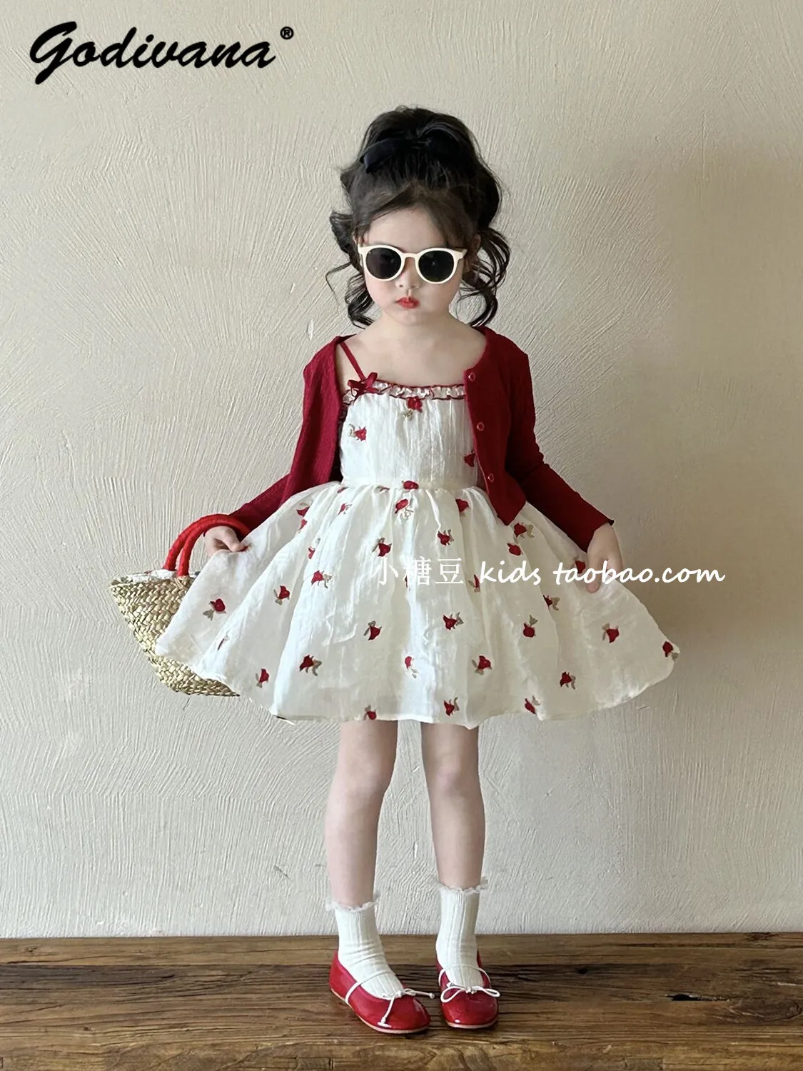 Sweet Baby Girls Red Floral Sundress Dress 2026 Spring New Long Sleeve Knit Top Bow Ruffle Trim High Waist Princess Dress Set
Sweet Baby Girls Red Floral Sundress Dress 2026 Spring New Long Sleeve Knit Top Bow Ruffle Trim High Waist Princess Dress Set