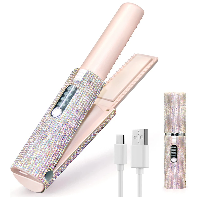 2-In-1 Electric USB Hair Straightening Brush Straightener Brush Multifunctional Comb Straightening Styler Hair Curler
2-In-1 Electric USB Hair Straightening Brush Straightener Brush Multifunctional Comb Straightening Styler Hair Curler