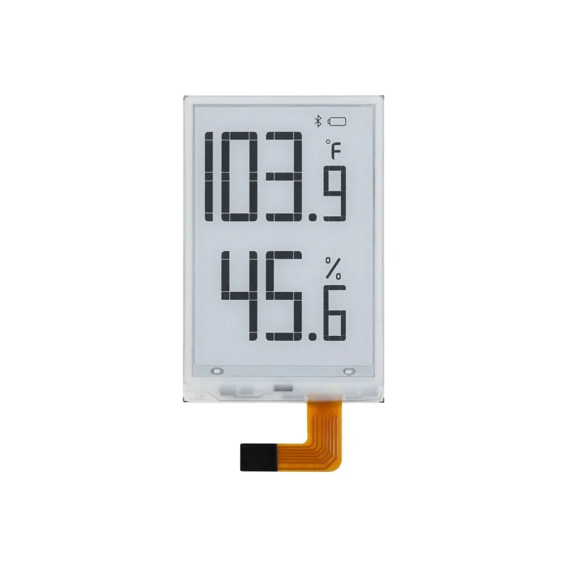 1.9inch Segment E-Paper Raw Display, 91 Segments, I2C Bus, Ideal for Temperature and humidity meter, Humidifier, Digital Meter
1.9inch Segment E-Paper Raw Display, 91 Segments, I2C Bus, Ideal for Temperature and humidity meter, Humidifier, Digital Meter