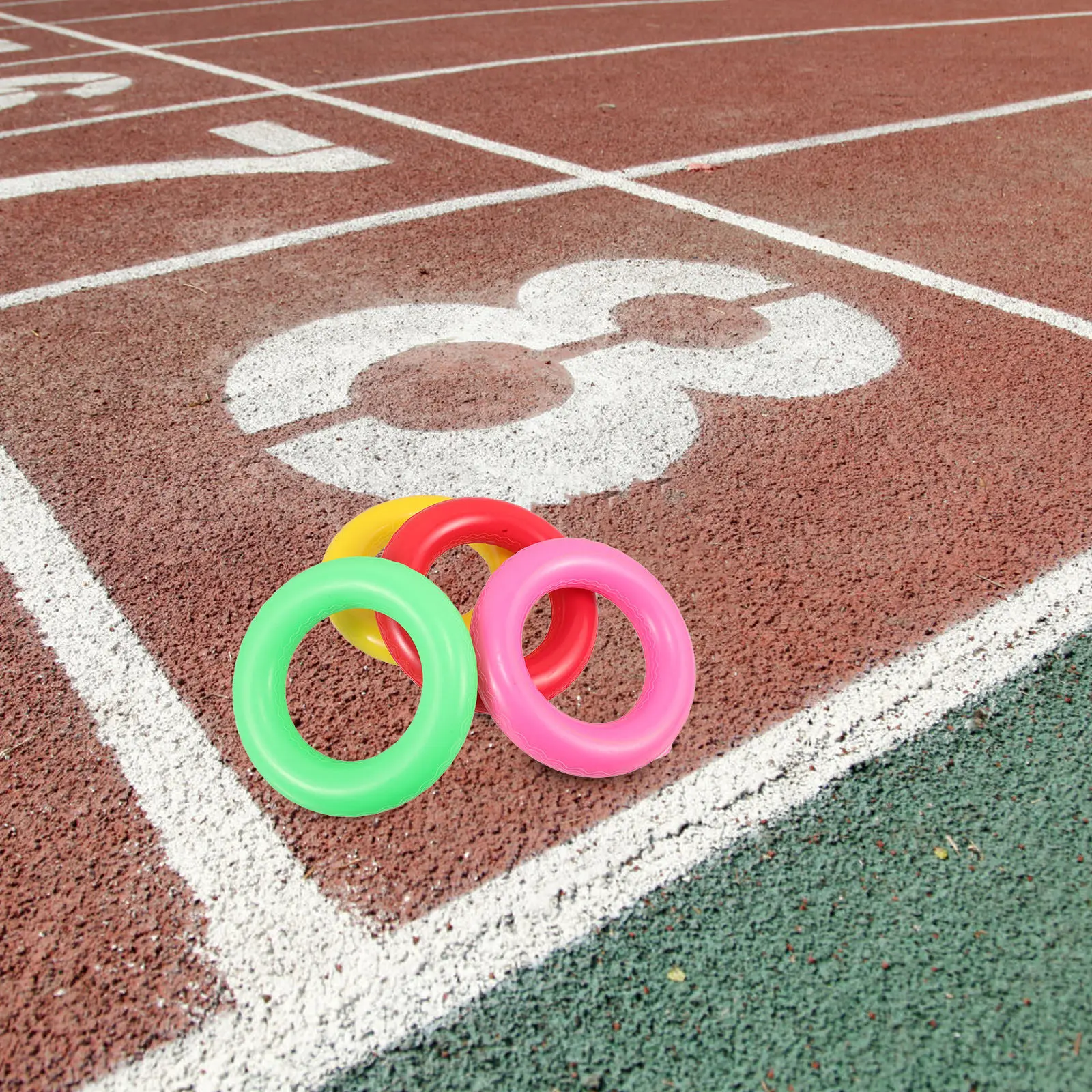 4Pcs Athletic Relay Rings Soft Antislip Colorful Sporty Ring Toss Game for Kids Carnival Party Backyard Outdoor Training
4Pcs Athletic Relay Rings Soft Antislip Colorful Sporty Ring Toss Game for Kids Carnival Party Backyard Outdoor Training
