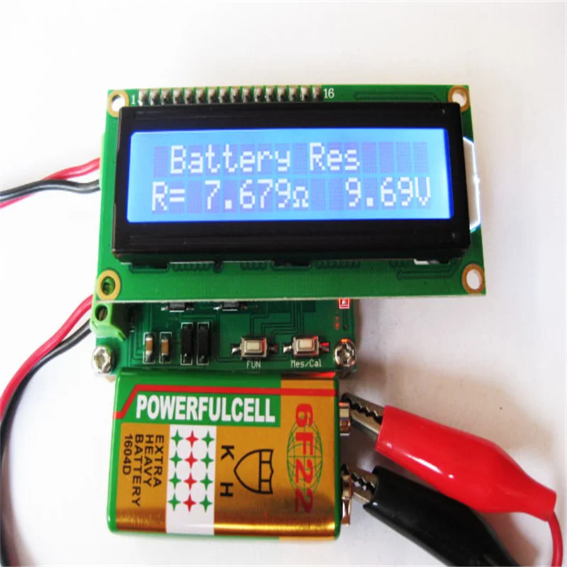 New version of battery internal resistance tester with ESR measurement function
New version of battery internal resistance tester with ESR measurement function