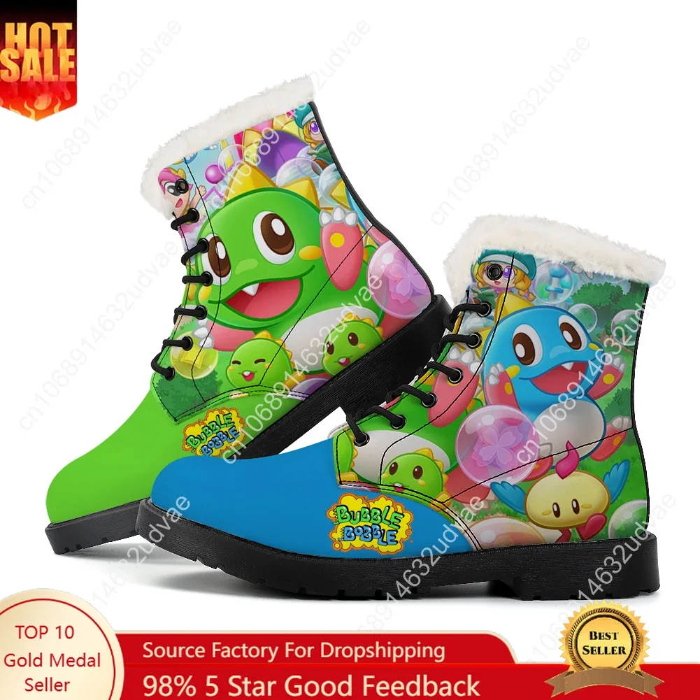 Bubble Bobble Plush Boots Mens Womens Teenager Shoes Casual Boot Outdoor Light High Quality Print on Demand Customize Shoe
Bubble Bobble Plush Boots Mens Womens Teenager Shoes Casual Boot Outdoor Light High Quality Print on Demand Customize Shoe