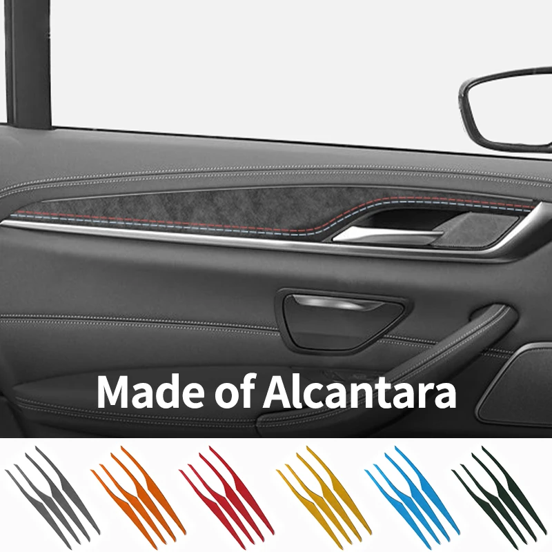 For BMW 5 Series G30 G38 Car Door Inner Handle Decorative Trim Frame Sticker Premium Interior Accessories Made of Alcantara
For BMW 5 Series G30 G38 Car Door Inner Handle Decorative Trim Frame Sticker Premium Interior Accessories Made of Alcantara