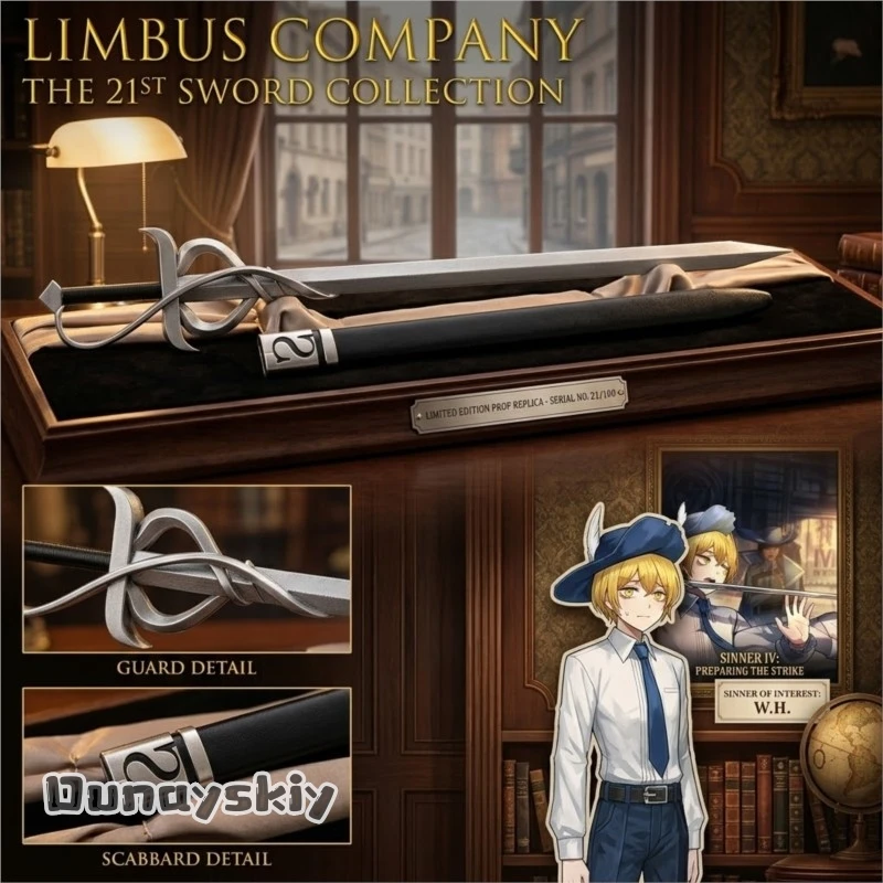 Sinclair Sword Limbus Company Cosplay Props Rapier Halloween Christmas Fancy Party Accessories For Game Comic Show For Men Women
Sinclair Sword Limbus Company Cosplay Props Rapier Halloween Christmas Fancy Party Accessories For Game Comic Show For Men Women