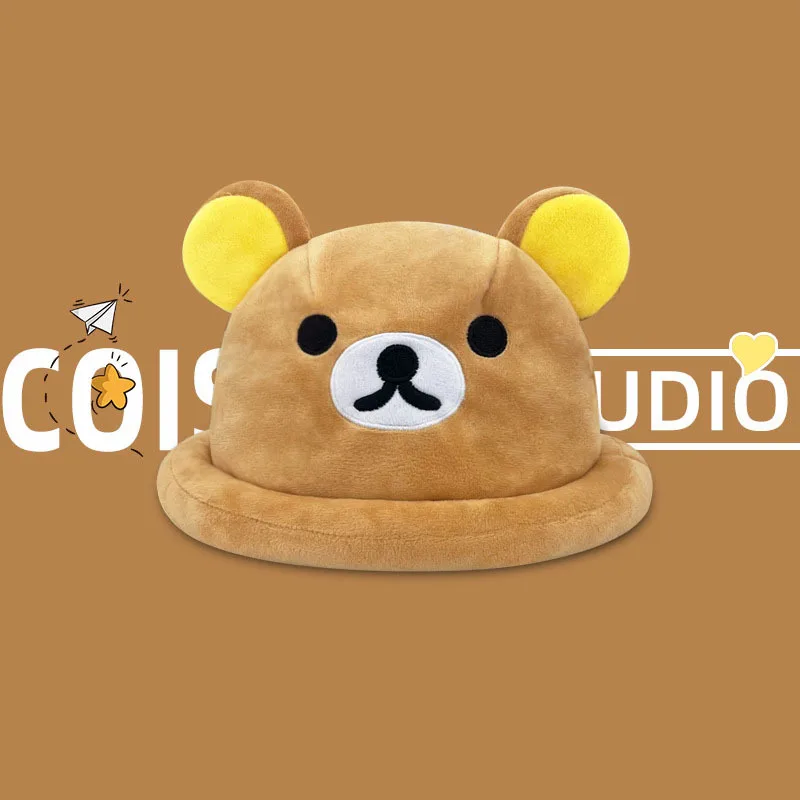 Новые рыбацкие шапки Rilakkuma для девочек, милая плюшевая кепка с героями мультфильмов, осенне-зимняя повседневная шапка Kawaii Hundred, теплая шапка, подарки на день рождения для детей
Новые рыбацкие шапки Rilakkuma для девочек, милая плюшевая кепка с героями мультфильмов, осенне-зимняя повседневная шапка Kawaii Hundred, теплая шапка, подарки на день рождения для детей