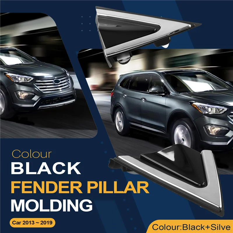 Well 1 Pair Car Left + Right Fender Pillar Molding For HYUNDAI SANTA FE 2013-2019 86180-2W000 86190-2W000
Well 1 Pair Car Left + Right Fender Pillar Molding For HYUNDAI SANTA FE 2013-2019 86180-2W000 86190-2W000