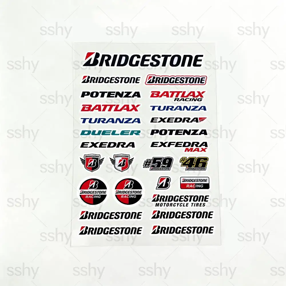 Светоотражающие наклейки для мотоциклов BRIDGESTONE, водонепроницаемые виниловые наклейки для мотоциклетных шлемов, топливных баков и велосипедов
Светоотражающие наклейки для мотоциклов BRIDGESTONE, водонепроницаемые виниловые наклейки для мотоциклетных шлемов, топливных баков и велосипедов