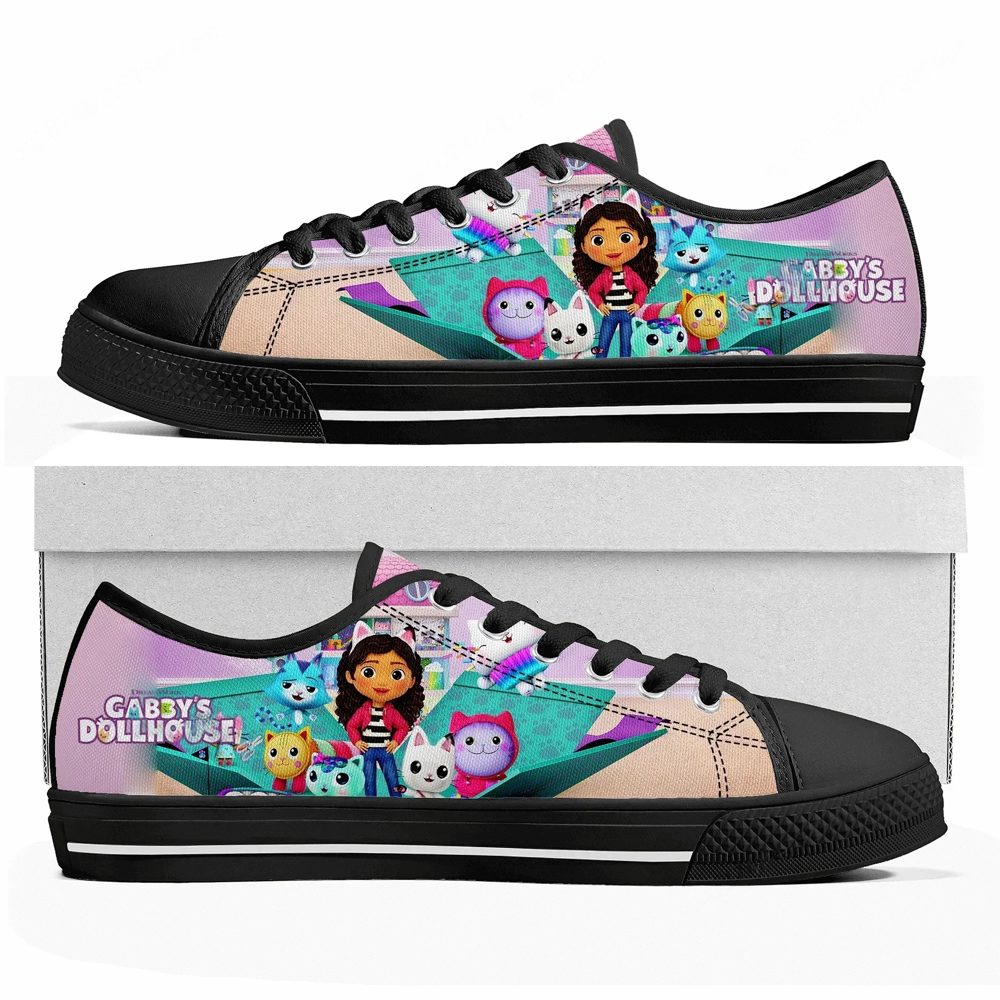 GabbysDollhouse Low Top Sneakers Womens Mens Teenager Gabbys High Quality Canvas Sneaker Casual Anime Cartoon Customize Shoes
GabbysDollhouse Low Top Sneakers Womens Mens Teenager Gabbys High Quality Canvas Sneaker Casual Anime Cartoon Customize Shoes