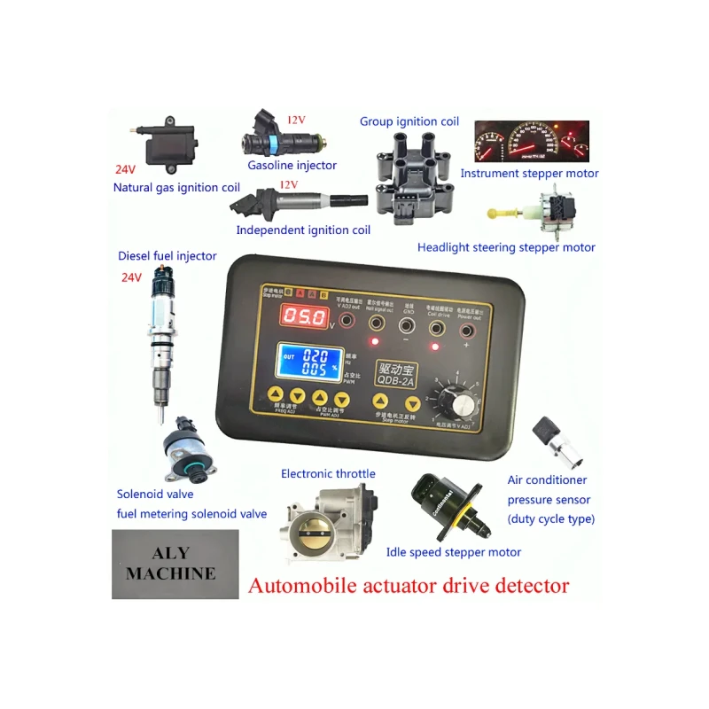 ALYMACHINE Automotive Ignition Coil Test Injector Solenoid Valve Idle Stepping Motor Instrument Tester English Panel
ALYMACHINE Automotive Ignition Coil Test Injector Solenoid Valve Idle Stepping Motor Instrument Tester English Panel