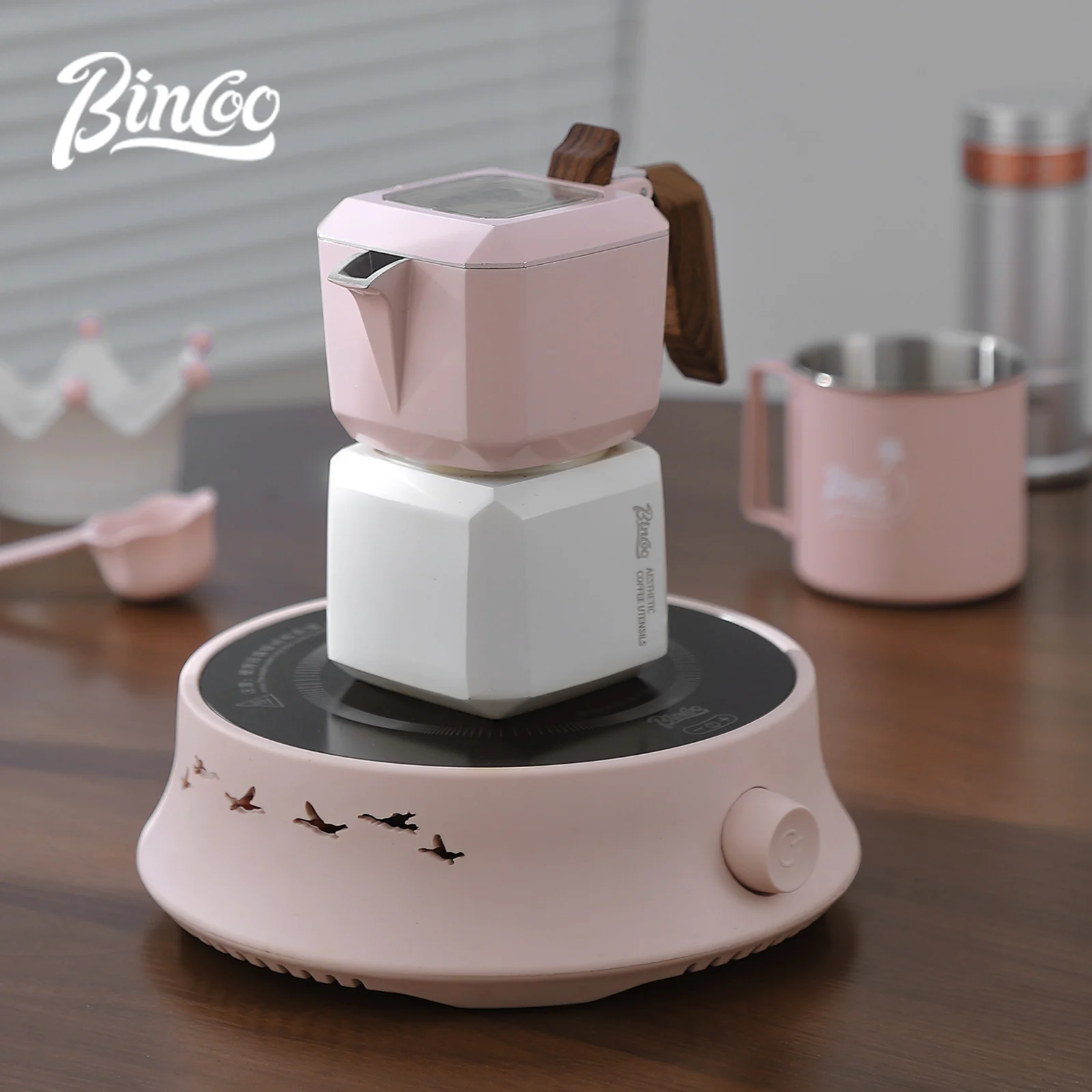 BINCOO двойной клапан, мока, квадратный кофейник, кофейник, кофеварка для эспрессо, набор для извлечения кофе для дома и улицы, электрическая плита 220 В
BINCOO двойной клапан, мока, квадратный кофейник, кофейник, кофеварка для эспрессо, набор для извлечения кофе для дома и улицы, электрическая плита 220 В